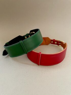 قلاده چرم پهن