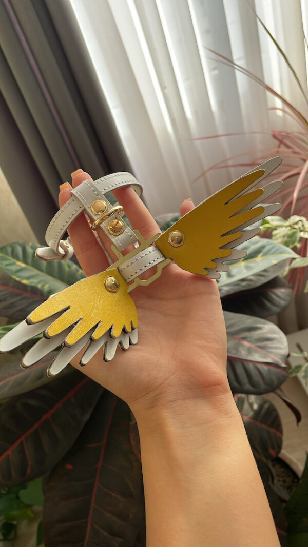 قلاده کتفی چرم طبیعی مدل فرشته - Image 13