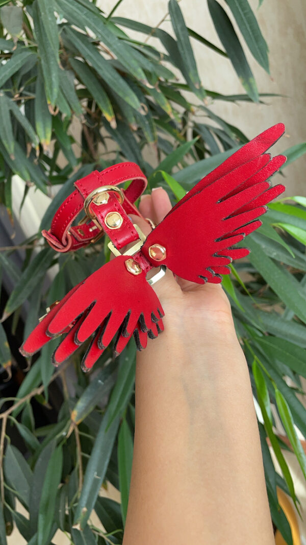 قلاده کتفی چرم طبیعی مدل فرشته - Image 15