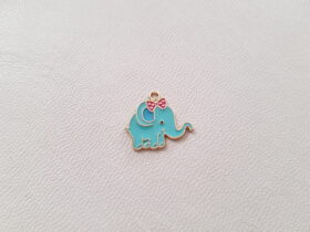 آویز بچه فیل آبی