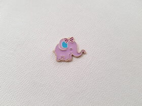 آویز بچه فیل بنفش