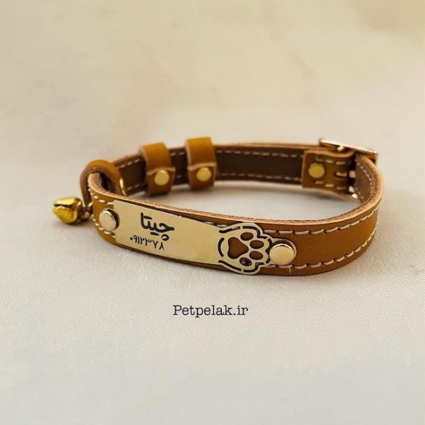 پلاک متصل پاستیل با گردنی چرم طبیعی دوخت دار (1.5cm) - Image 10